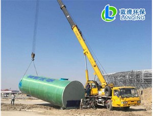一体化污水提升泵站安装